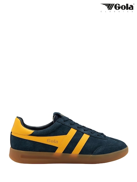Gola Blue Cyclone Suede Lace-Up Trainers (H08206) | $224