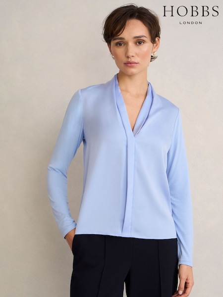Hobbs Blue Claire Top (H08520) | LEI 439
