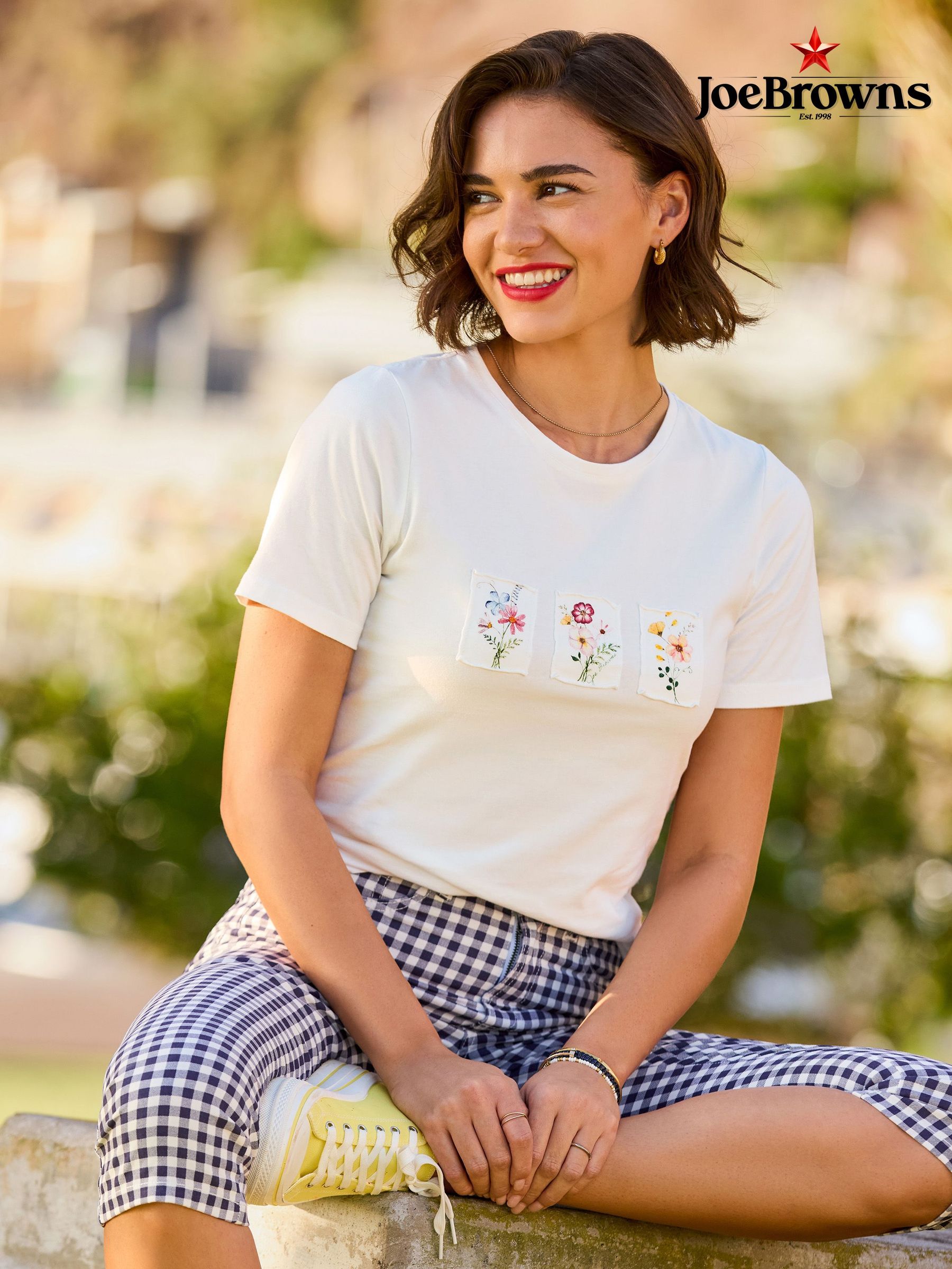 Women's T-Shirts Floral Holiday Long Line Tops | Next Oman