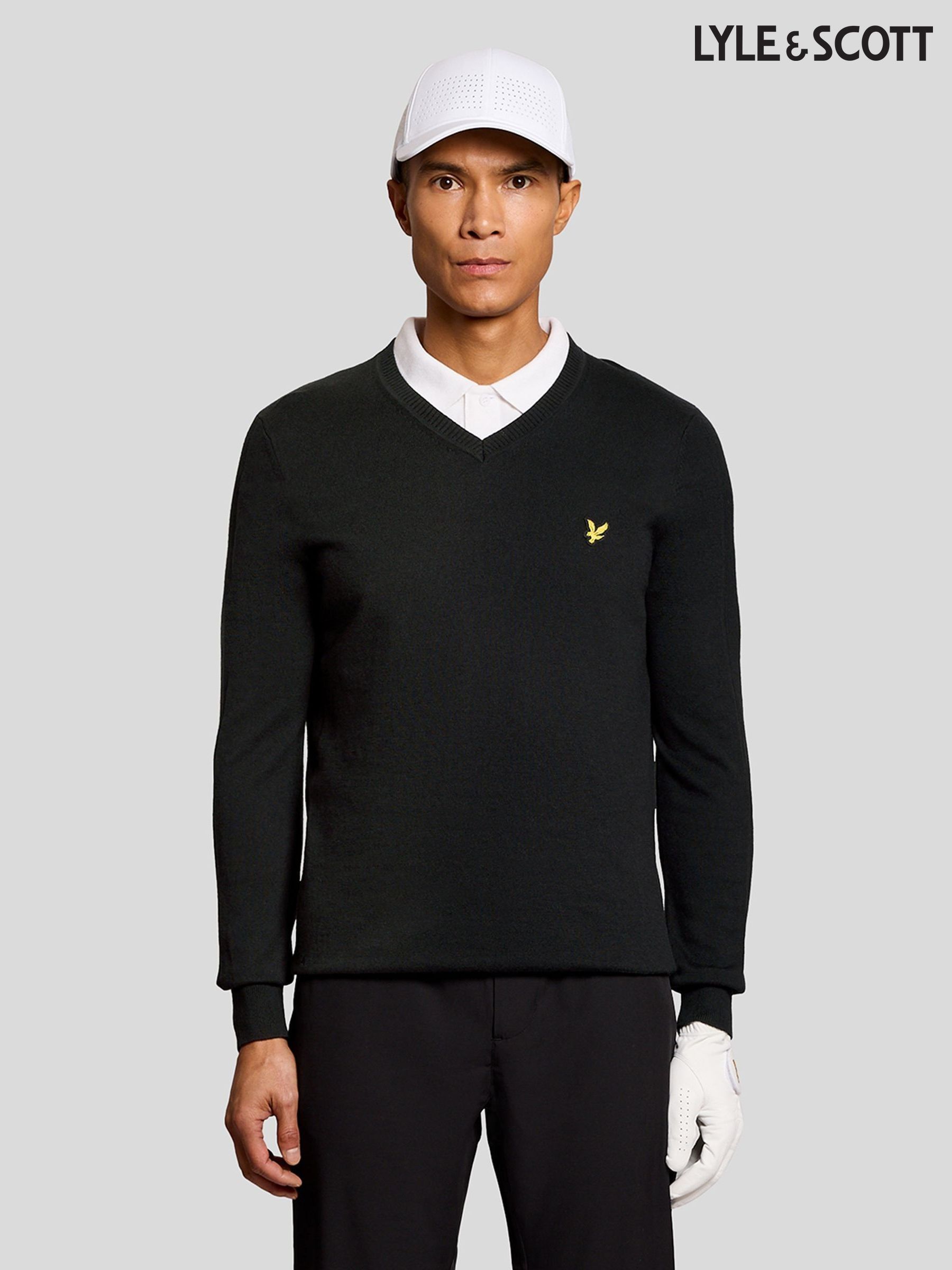 Buy Men's Knitwear V-Neck Logo Sportswear Online | Next USA