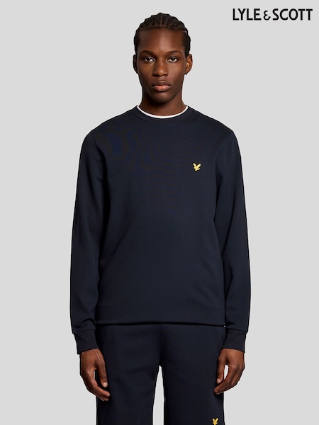 Lyle & Scott Crew Neck Fly Fleece (H08679) | ‏352‏₪