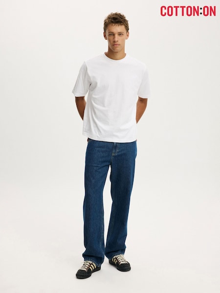 Cotton On Crash Blue Baggy Jeans (H08719) | R$ 445