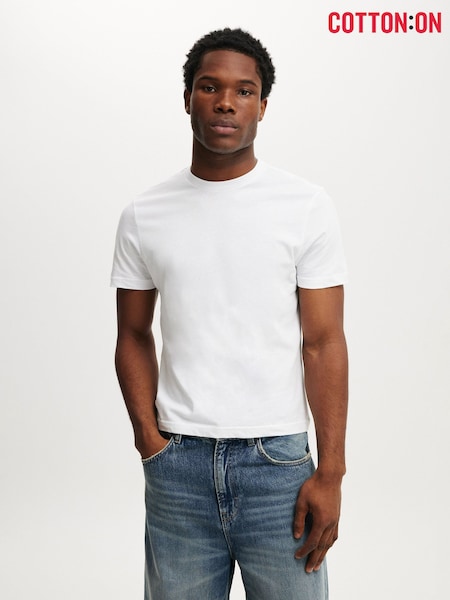 Brill White - Cotton On Slim Fit T-Shirt (H08722) | 33 €