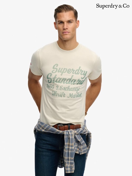 Superdry Industry Worker Relaxed T-Shirt (H08736) | ‏151‏₪