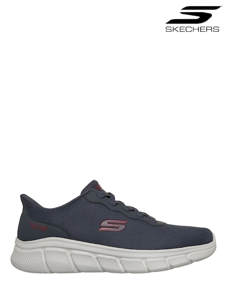 כחול כהה - Regular Skechers Bobs B Flex Slip Ins Trainers