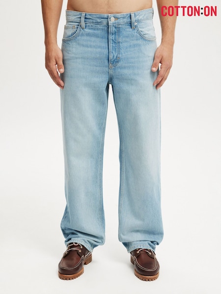 Cotton On Cassette Blue Baggy Jeans (H08920) | $112