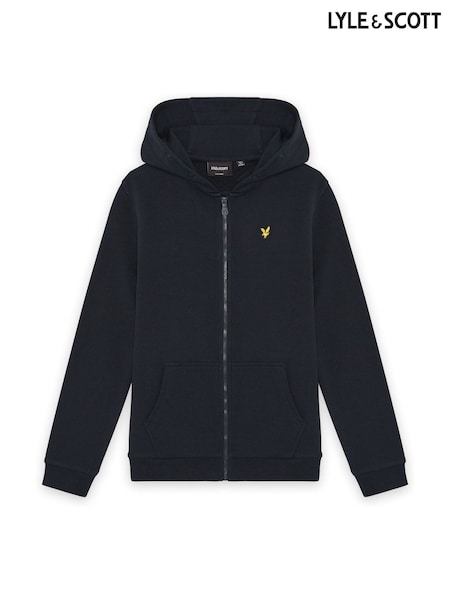 Lyle & Scott Black Zip Through Hoodie (H09497) | AED349 - AED379