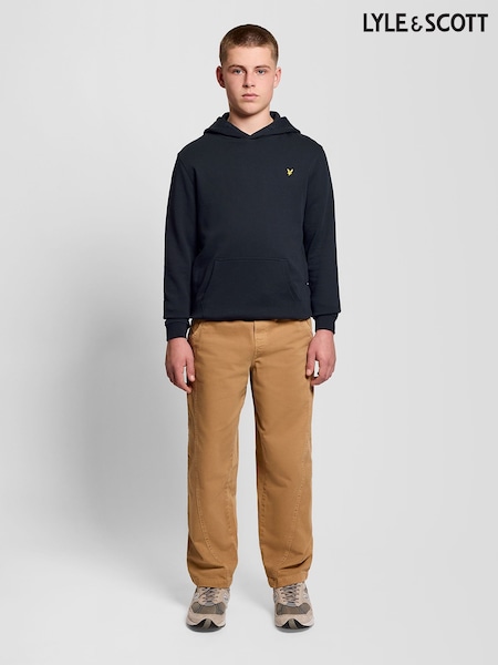 Lyle & Scott Black Pullover Hoodie (H09507) | AED320 - AED349