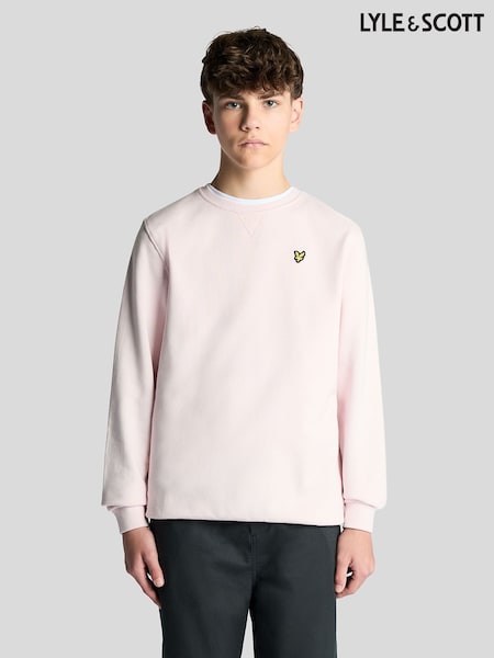Lyle & Scott Pink Crew Neck Sweatshirt (H09509) | AZN 133 - AZN 148