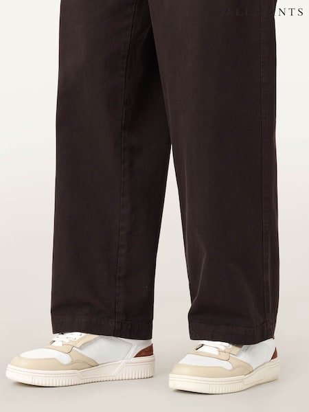 צהוב - AllSaints Regan Low Top Trainers (H09710) | ‏749‏₪