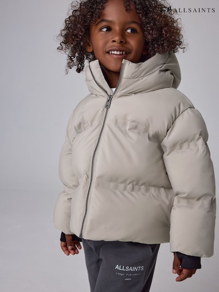 Neutral - Smallsaints Heatseal Logo Short Length Coat