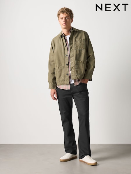 Black Solid - Bootcut Classic Stretch Jeans