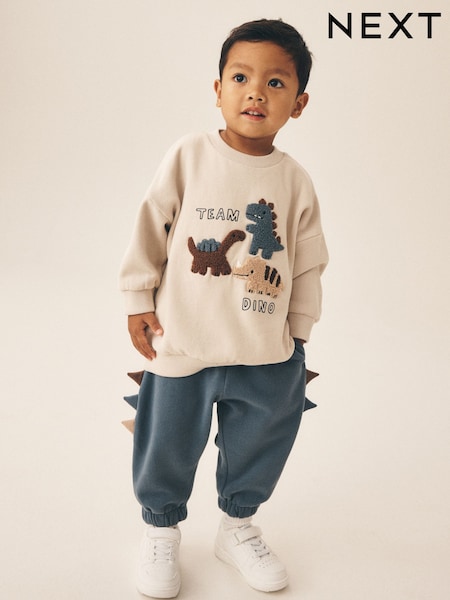 Neutral - Crew Neck Joggers Set (3mths-7yrs)
