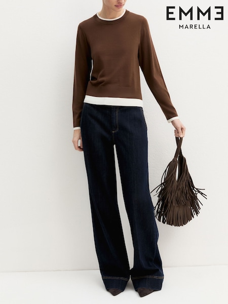 Brown - Emme Marella Emmprugna Jumper
