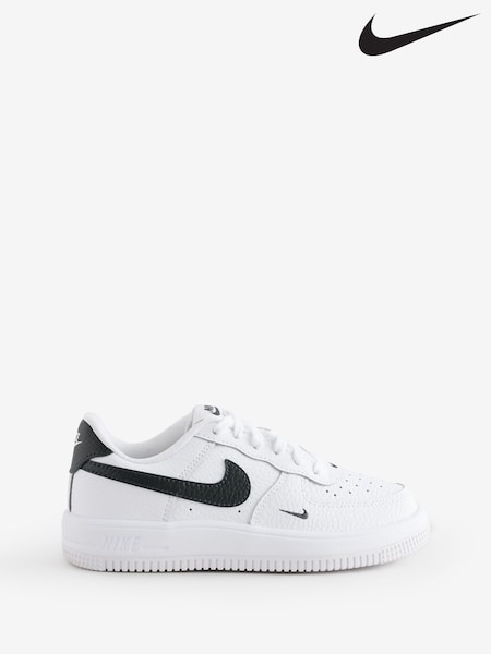 White/Seaweed Green - Nike Junior Air Force 1 Lace Trainers (H10934) | 86 €
