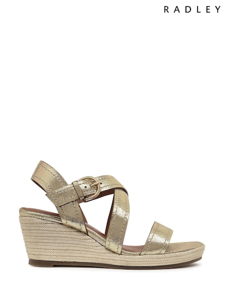 Radley Lavender Road Midi Brown Wedges (H11221) | R$ 1,275