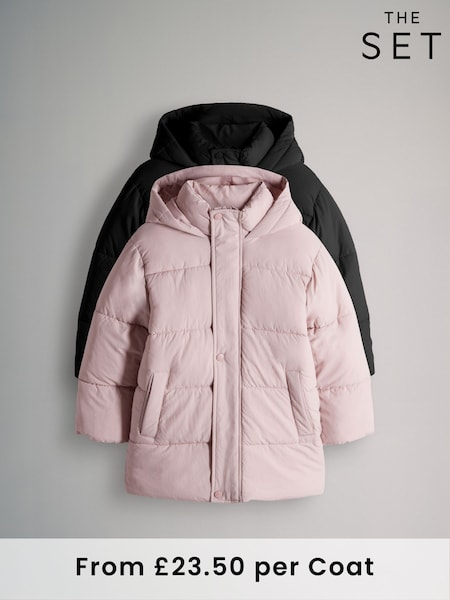 The Set 2 Pack Long Padded Coats (H11237) | 73 € - 92 €