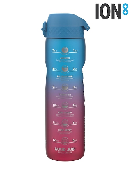 Ion8 Blue Pink 1000ml Recyclon Motivator Free Water Bottle (H11266) | €27