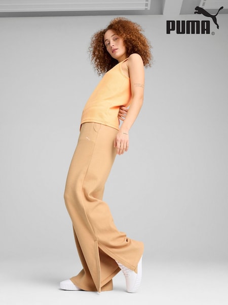 Puma Brown Womens HER Comfort High-Waist Straight Pants (H11338) | 3,304 UAH