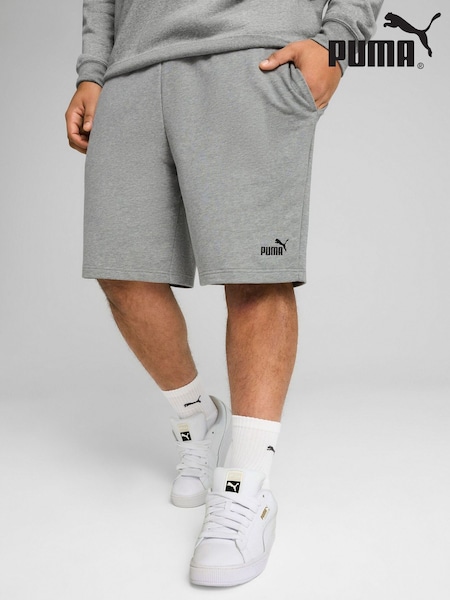 Puma Grey Mens Essentials No. 1 Logo 10" Shorts (H11357) | €30