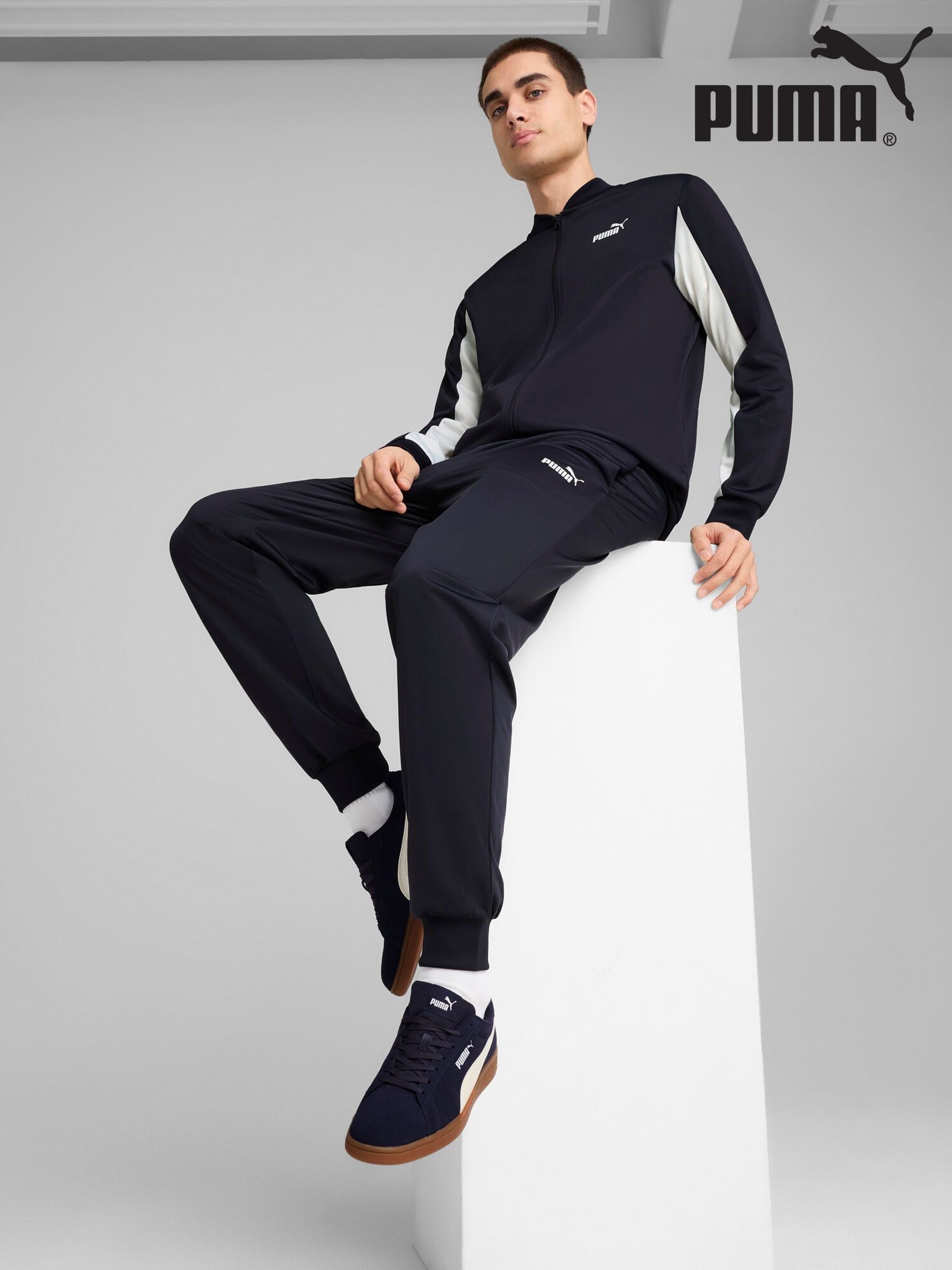 Buy Sports Puma Blue Long Sleeve Online | Next USA