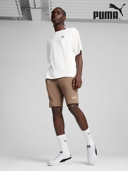 Puma Brown Mens Essentials No. 1 Logo 10" Shorts (H11377) | €30