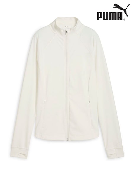 Valkoinen - Puma Womens CLOUDSPUN Tech Zip-Up Power Takki (H11382) | €118