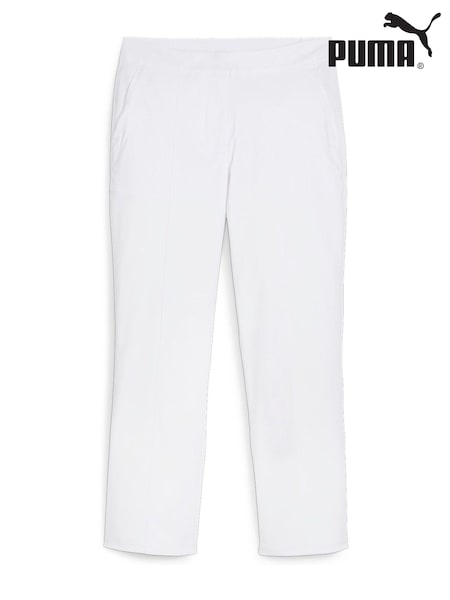Puma White Womens Costa Golf Trousers Joggers (H11388) | €73