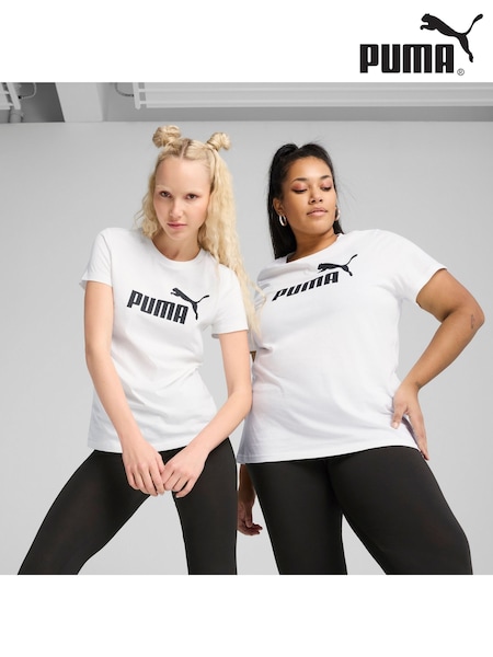 Puma White Womens ESS No. 1 Logo T-Shirt (H11401) | 1,202 UAH