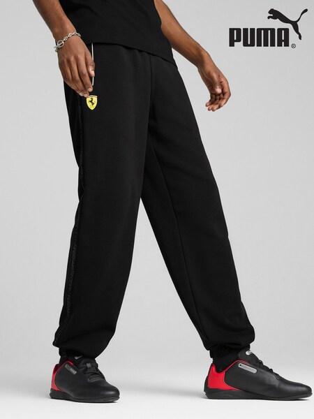 Puma Black Mens Scuderia Ferrari Race Joggers (H11420) | AED408