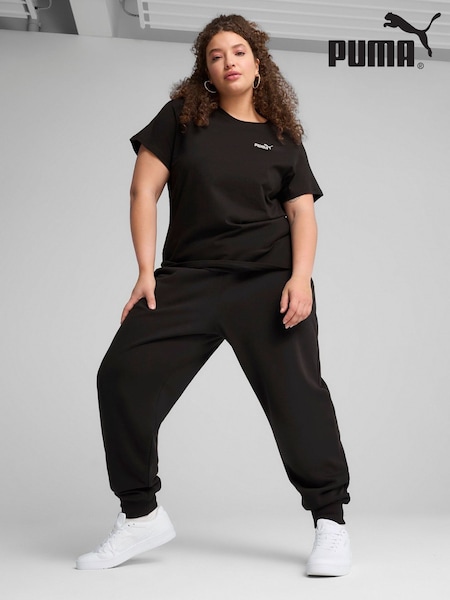Puma Black Womens ESS Small No. 1 Logo T-Shirt (H11441) | €29