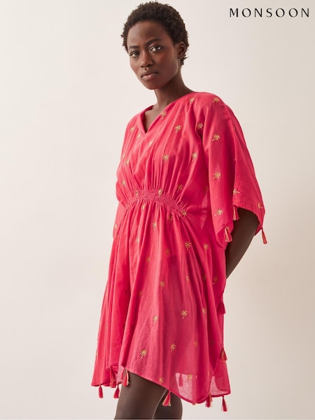 Monsoon Palm Embroidered Kaftan (H11456) | €77