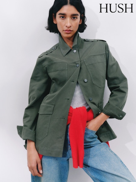 Hush Green Utility Jacket (H11477) | €172