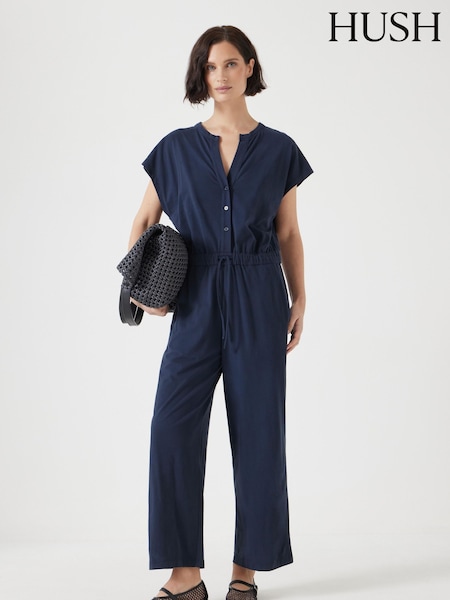 Azul - Hush Kendall Jersey 100% Cotton Jumpsuit (H11482) | 127 €