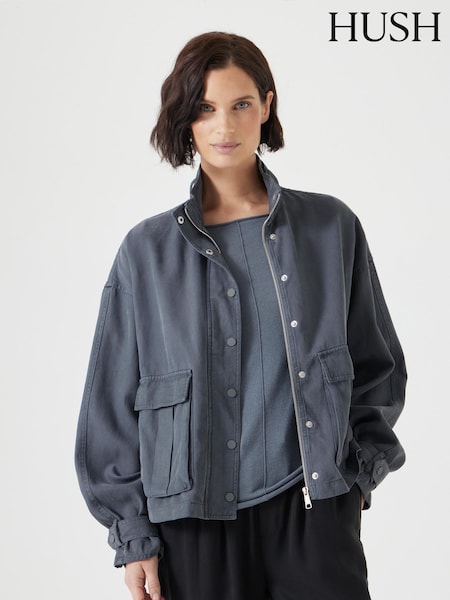 Hush Grey Melinda Utility Jacket (H11513) | €172