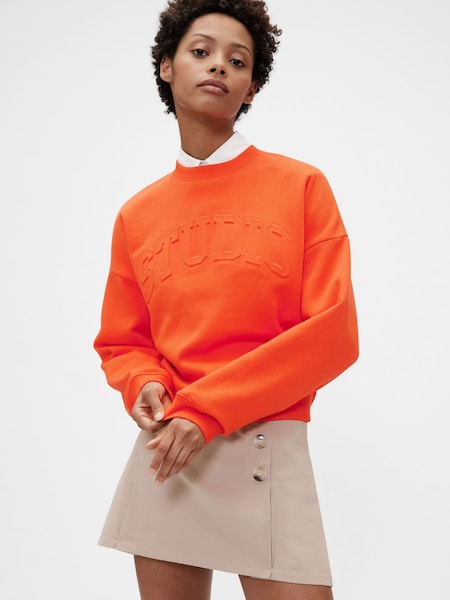 Oranssi - GapStudio Vintage Soft Wedge Sweatshirt (H11551) | €95