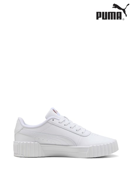 Puma White Kids Youth Carina 3.0 Sneakers (H11578) | €50