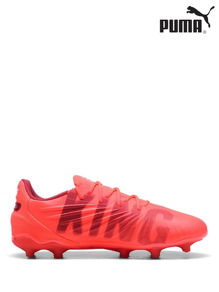 Puma Red Boys KING MATCH FG/AG Football Boots (H11600) | €66