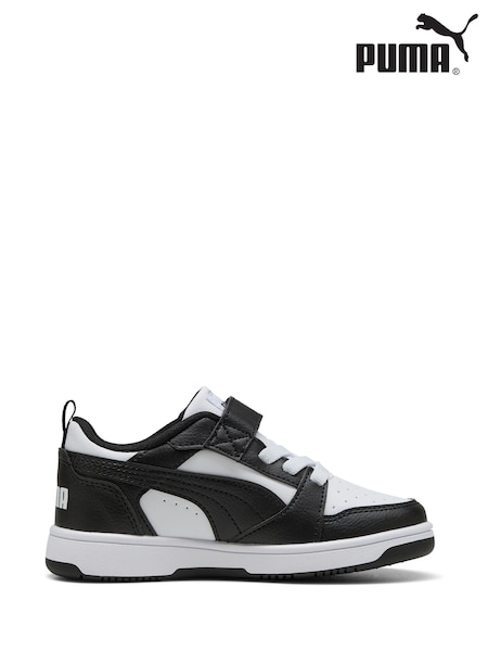 Puma White Kids Rebound V6 Lo Sneakers (H11607) | €58