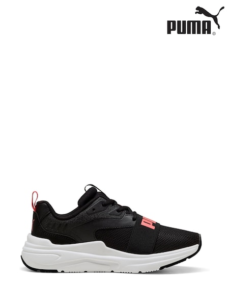 Puma Charcoal Black Kids Youth Softride Wired 2 Sneakers (H11619) | €50