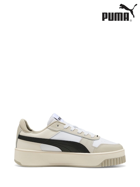 Puma Chalk White Womens Carina Street Sneakers (H11632) | €73