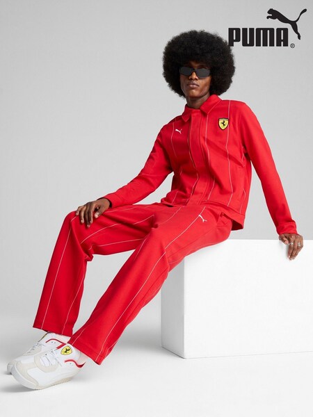 Puma Red Mens Scuderia Ferrari Race Premium Jacket (H11665) | $323