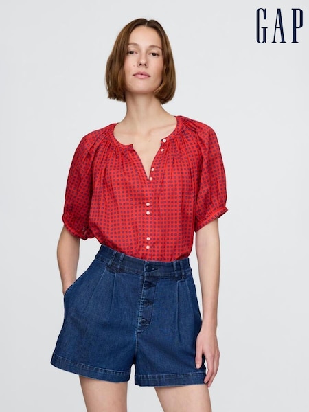 Rojo - Gap DÔEN Gingham Blouse (H11932) | 71 €