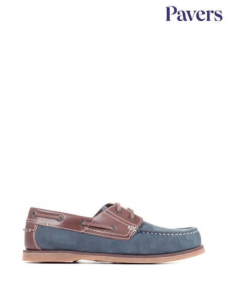 modra - Pavers Leather Boat Shoes (H11982) | € 66
