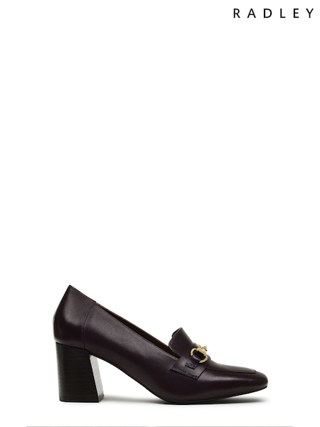Roșu - Mocasini cu toc și șa Radley Burlington Mews (H12008) | 1,035 LEI