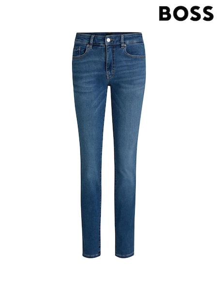 BOSS Blue Slim Fit Jackie Stretch Denim Jeans (H12125) | R$ 980
