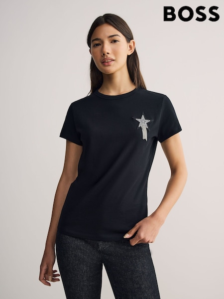 BOSS Black Endora Star Embellished T-Shirt (H12131) | €87
