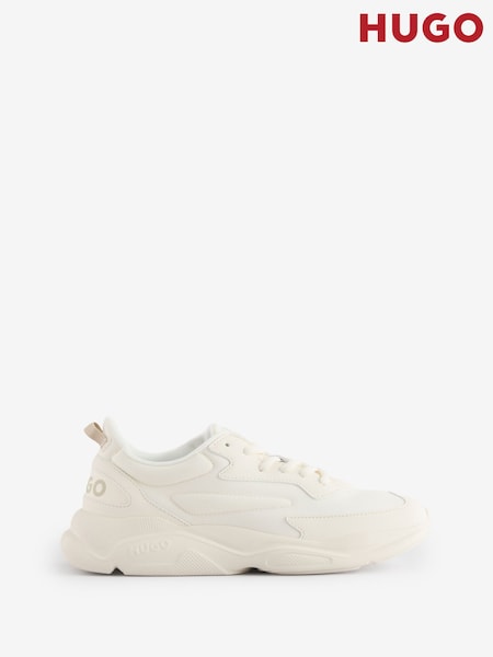 HUGO White Leon Runn Contrast Chunky Trainers (H12147) | R$ 1.375