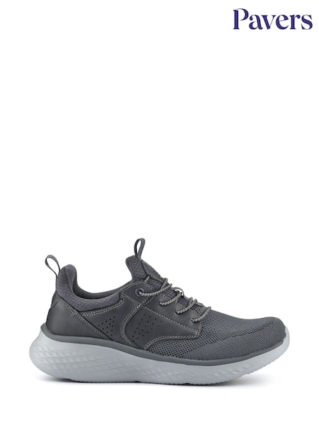 Pavers Grey Chunky Slip-On Trainers (H12270) | €64