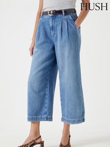 Hush Blue Lya Denim Culotte Jeans (H12287) | €130